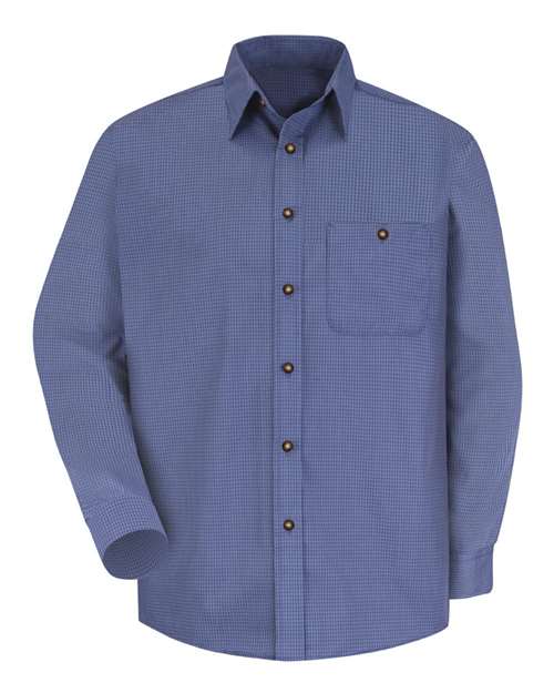 Grey/ Blue Plaid - 323