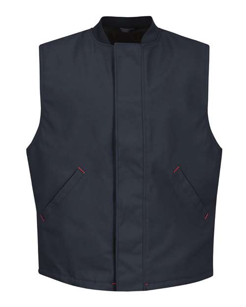 Red Kap VD22 Men's Blended Duck Insulated Vest in Navy Duck