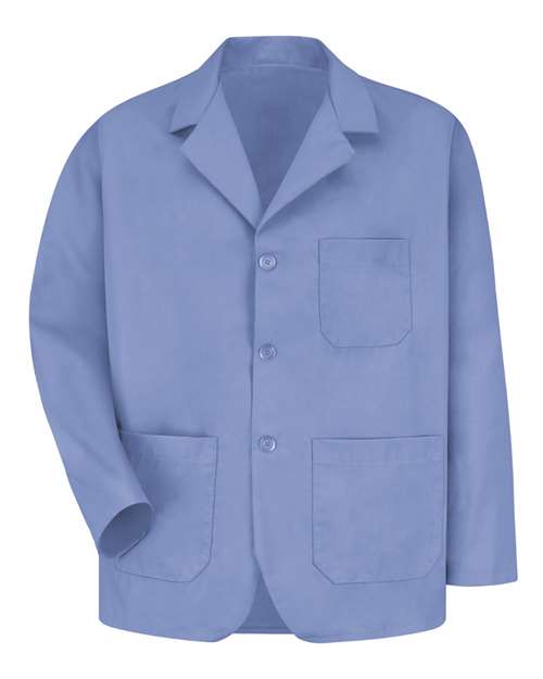 Red Kap KP10 Unisex Lapel Counter Coat — Front
