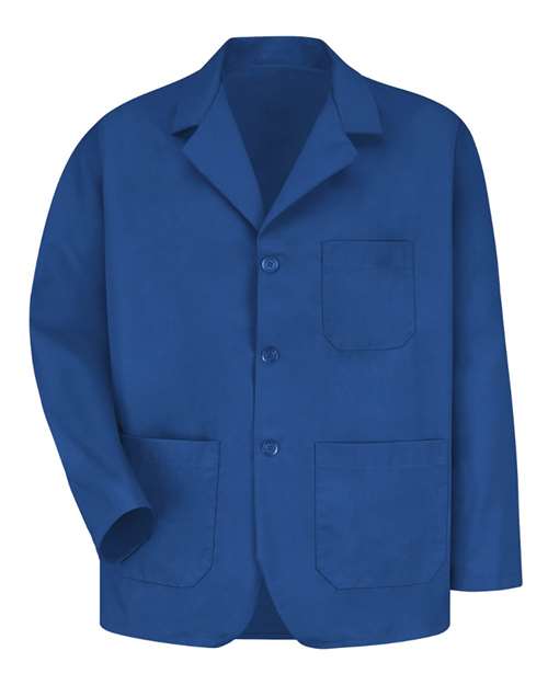 Red Kap KP10 Unisex Lapel Counter Coat in Royal Blue