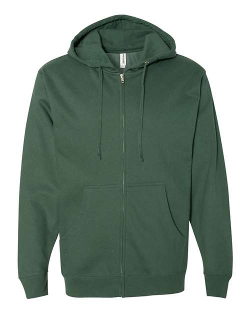 Independent Trading Co. SS4500Z Unisex Midweight Full-Zip Hooded Sweatshirt — Front
