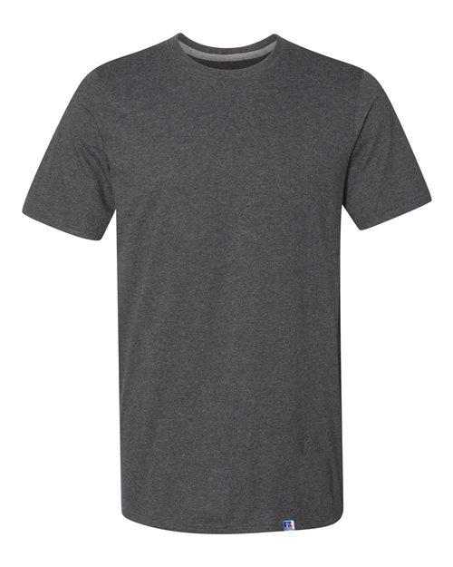 Russell Athletic 64STTM Unisex Dri Power® CVC Performance T-Shirt in Black Heather