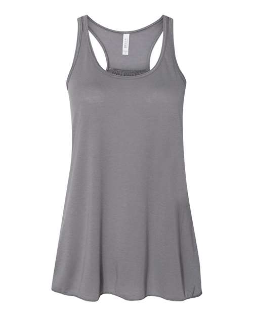BELLA + CANVAS 8800 Women's Flowy Racerback Tank in Storm