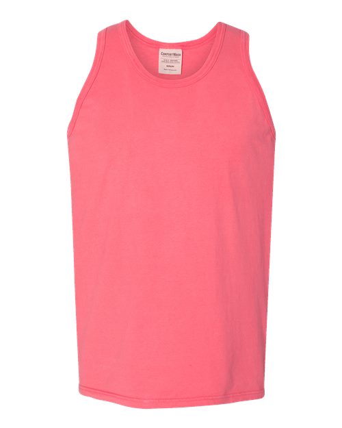 ComfortWash by Hanes GDH300 Unisex Garment-Dyed Unisex Tank Top in Coral Craze