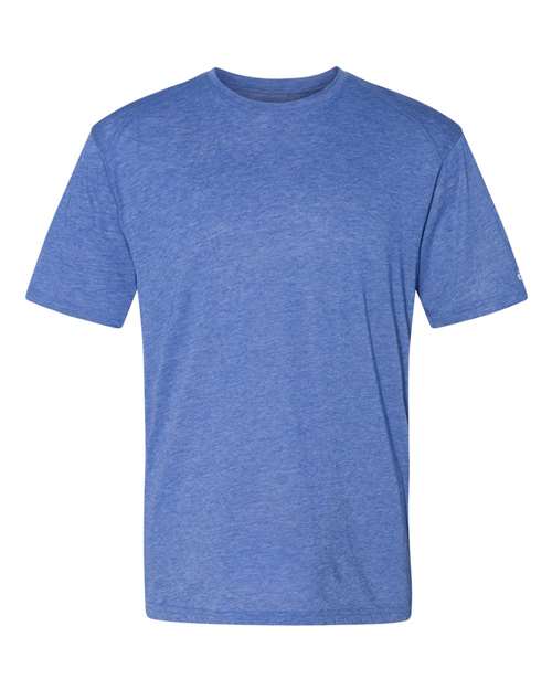 Badger 4940 Men's Triblend Performance T-Shirt in Royal Heather