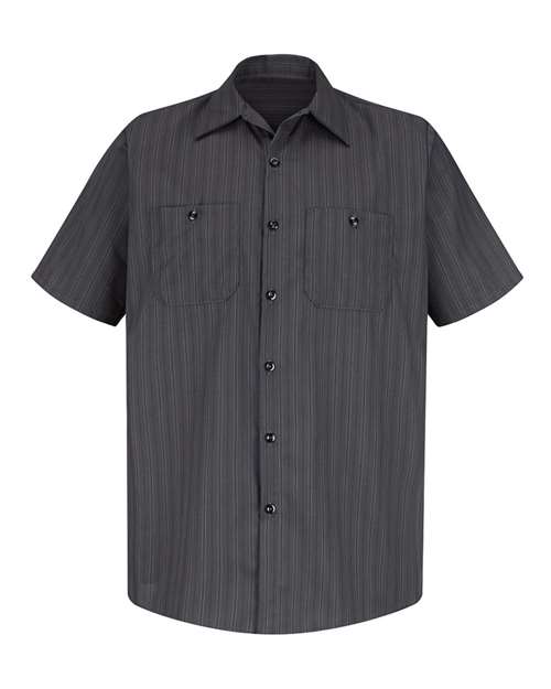 Red Kap SP20T Men's Tall Premium Short Sleeve Work Shirt — Front