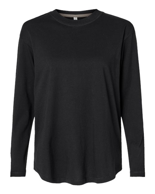 LAT 3508 Women's Fine Jersey Long Sleeve Tee — Front