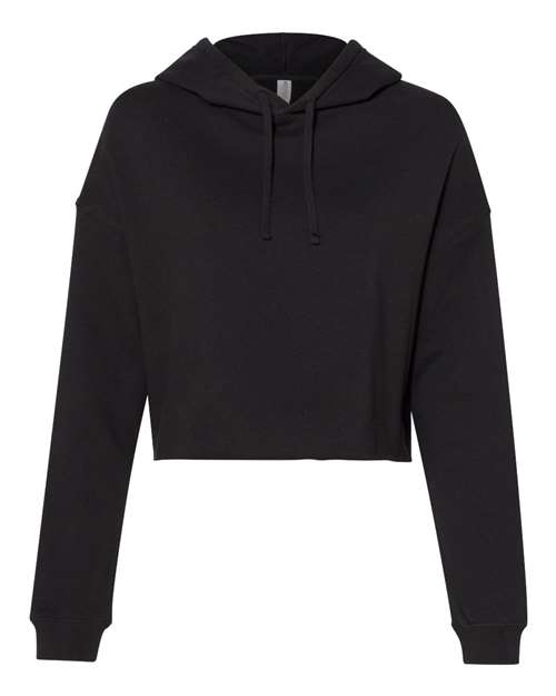 Independent Trading Co. AFX64CRP Women’s Lightweight Crop Hooded Sweatshirt — Front