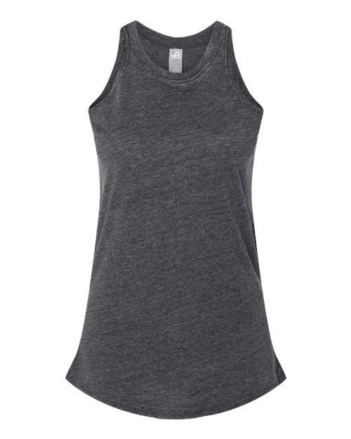 J. America 8117 Women’s Zen Jersey Tank Top in Dark Smoke