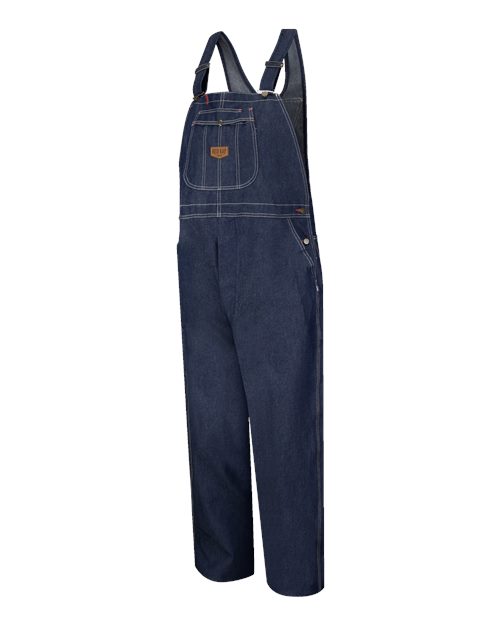 Red Kap BD10 Men's Denim Bib Overall — Front