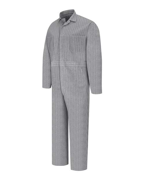Red Kap CC16EXT Men's Extended Sizes Button-Front Cotton Coveral — Front