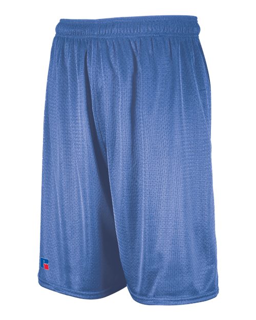 Russell Athletic 659AFM Men's 9" Dri-Power® Tricot Mesh Shorts in Columbia Blue