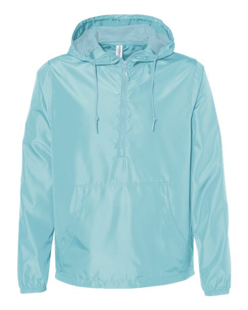Independent Trading Co. EXP54LWP Unisex Lightweight Quarter-Zip Windbreaker Pullover Jacket — Front