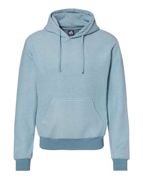 J. America 8709 Men's Flip Side Fleece Hooded Sweatshirt — Front