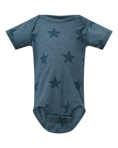 Code Five 4329 Infant Star Print Bodysuit — Front