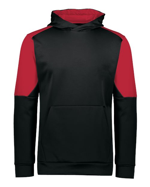 Holloway 222640 Youth Blue Chip Hooded Sweatshirt — Front