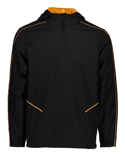 Holloway 229016 Men's Wizard Quarter-Zip Hooded Pullover — Front