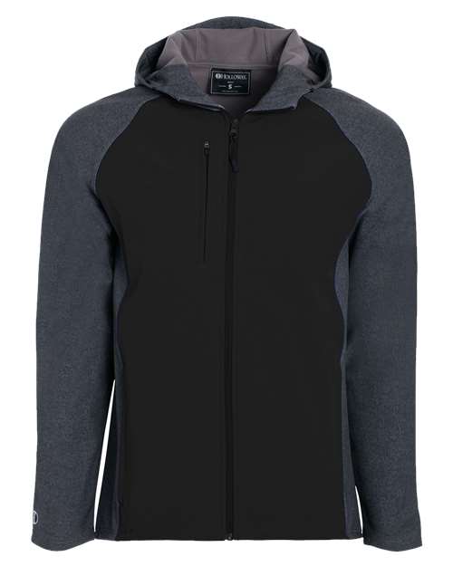 Holloway 229157 Men's Raider Hooded Soft Shell Jacket — Front