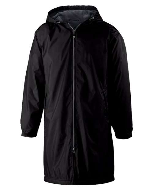 Holloway 229162 Men's Conquest Long Length Hooded Jacket — Front