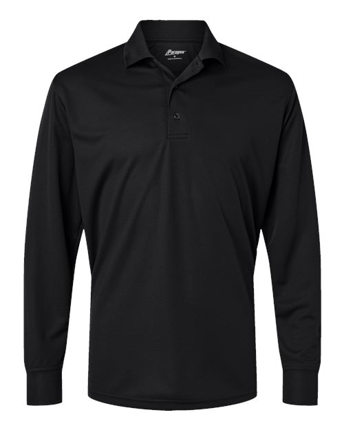 Paragon 110 Men's Prescott Long Sleeve Polo — Front